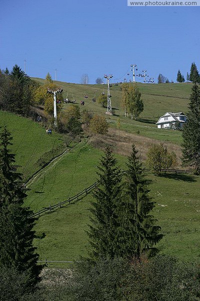 Vorokhta. Pleasure chair lift option Ivano-Frankivsk Region Ukraine photos