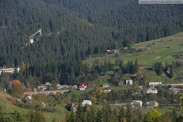 Vorokhta. Almost the only springboards of the country Ivano-Frankivsk Region Ukraine photos