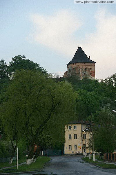 Galych. View of the castle hill from Christmas Square Ivano-Frankivsk Region Ukraine photos