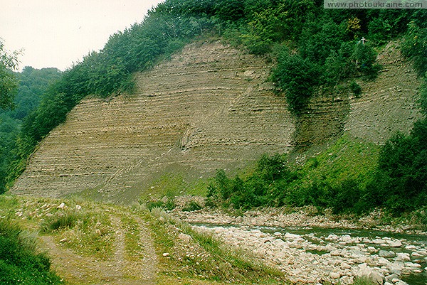 Dora. Flexura on the right steep bank of the Prut River Ivano-Frankivsk Region Ukraine photos