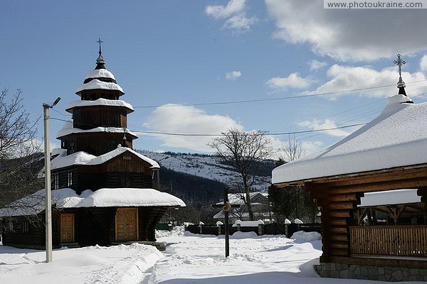 Dora. Wooden St. Michael's Church Ivano-Frankivsk Region Ukraine photos