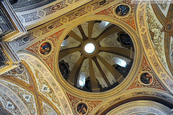 Ivano-Frankivsk. Vaults of the Church of the Blessed Virgin Mary Ivano-Frankivsk Region Ukraine photos