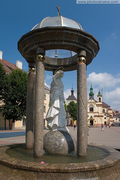 Ivano-Frankivsk. Monument to the Blessed Virgin Mary Ivano-Frankivsk Region Ukraine photos