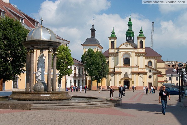 Ivano-Frankivsk. On the square of Andrey Sheptytsky Ivano-Frankivsk Region Ukraine photos