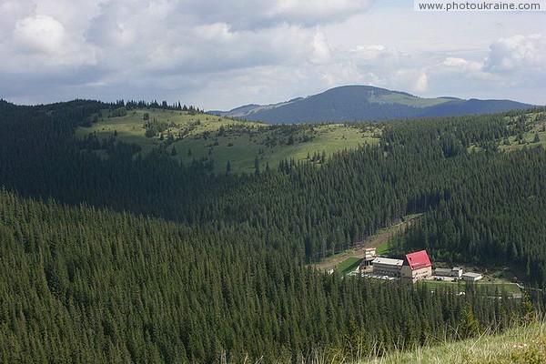 Carpathian NNP. Mastered mountain decay Ivano-Frankivsk Region Ukraine photos