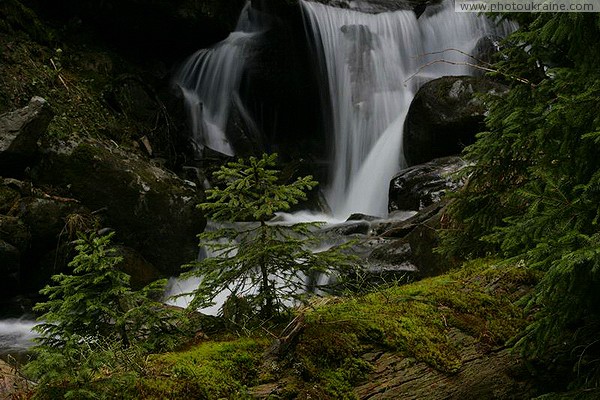 Carpathian NNP. Carpathian River Falls Ivano-Frankivsk Region Ukraine photos