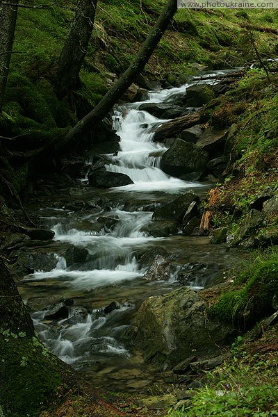 Carpathian NNP. Scenic Rider Cascade Ivano-Frankivsk Region Ukraine photos