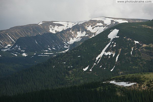 Carpathian NNP. An example of the origin of the mountain range Ivano-Frankivsk Region Ukraine photos