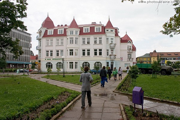 Kolomyia. Square at the Pysanka Museum Ivano-Frankivsk Region Ukraine photos