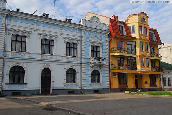 Коломыя. Здания на Вечевой площади Ивано-Франковская область Фото Украины