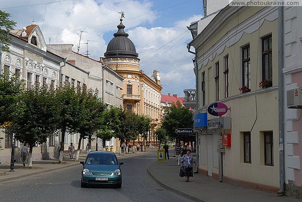 Kolomyia. On Teatralnaya street Ivano-Frankivsk Region Ukraine photos