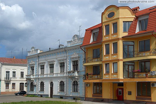 Kolomyia. Different age buildings Vechevy Square Ivano-Frankivsk Region Ukraine photos