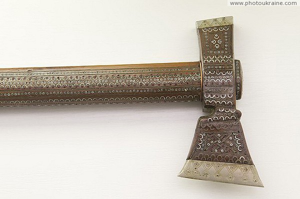 Kolomyia. Hutsul and Pokuttia Museum - Hutsul hatchet Ivano-Frankivsk Region Ukraine photos