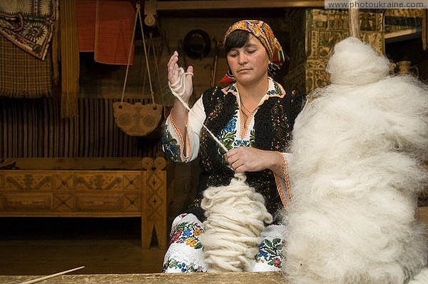 Kolomyia. Museum of Hutsul and Pokuttia - wool processing Ivano-Frankivsk Region Ukraine photos