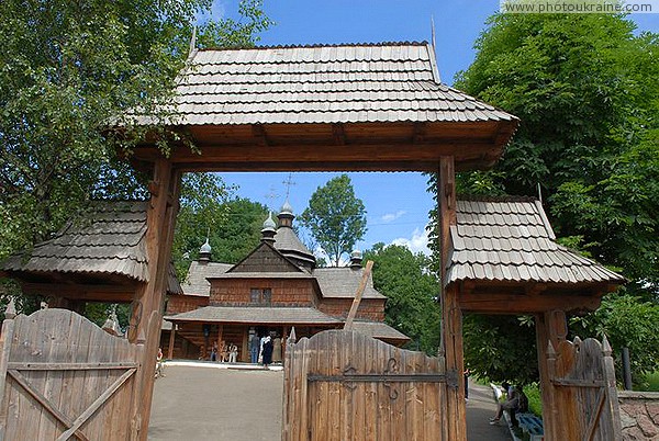 Kolomyia. Gate of the church of the Annunciation Ivano-Frankivsk Region Ukraine photos