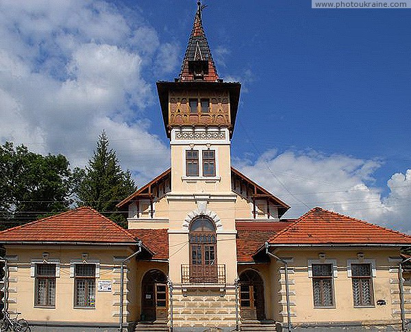 Kolomyia. Front facade of the former House of Officers Ivano-Frankivsk Region Ukraine photos