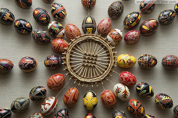 Kolomyia. Pysanka Painting - Eggs Ivano-Frankivsk Region Ukraine photos