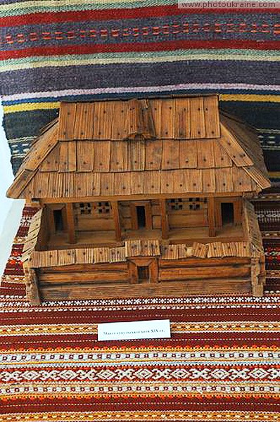 Kosiv. Hutsul Museum - wooden layout Ivano-Frankivsk Region Ukraine photos