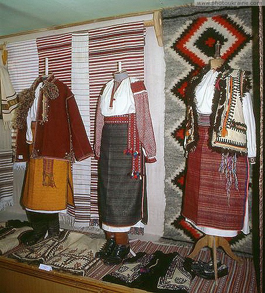 Kosiv. Hutsul Museum - Hutsul women's clothing Ivano-Frankivsk Region Ukraine photos