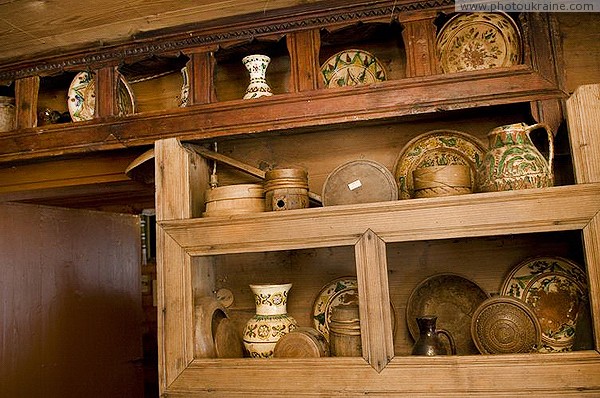 Krivorivnia. Museum I. Franko - rustic sideboard Ivano-Frankivsk Region Ukraine photos