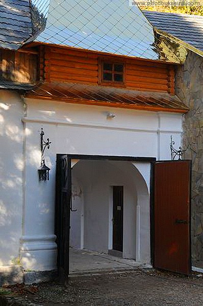 Maniavsky monastery. Gate of the Little Gate of the monastery Ivano-Frankivsk Region Ukraine photos