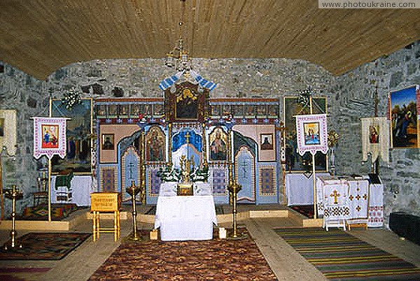 Maniavsky monastery. The decoration of the Church of the Exaltation of the Resurrection Ivano-Frankivsk Region Ukraine photos