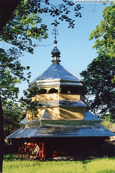 Mykulychyn. Belfry of the Trinity Church Ivano-Frankivsk Region Ukraine photos