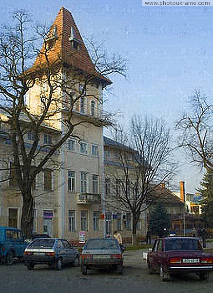 Nadvirna. Nadvornyanskaya Town Hall Ivano-Frankivsk Region Ukraine photos