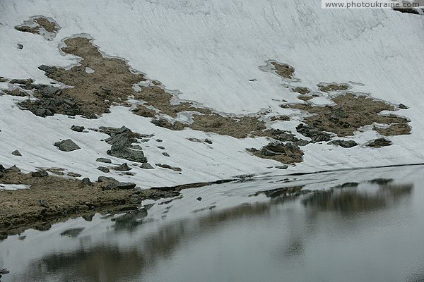 Chornohora. The shore of the lake Nesamovito (Furious) Ivano-Frankivsk Region Ukraine photos