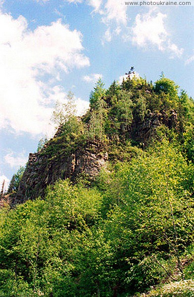 Pasichna. The picturesque rock - a geological monument Ivano-Frankivsk Region Ukraine photos
