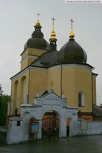 Rohatyn. Front door of the Nativity Church Ivano-Frankivsk Region Ukraine photos