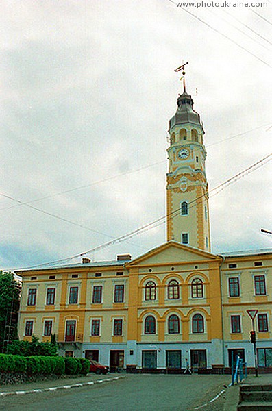 Sniatyn. Former Town Hall - one of the highest in the country Ivano-Frankivsk Region Ukraine photos