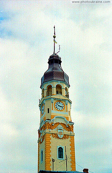 Sniatyn. Visible from a distance 50-meter tower of the town hall Ivano-Frankivsk Region Ukraine photos