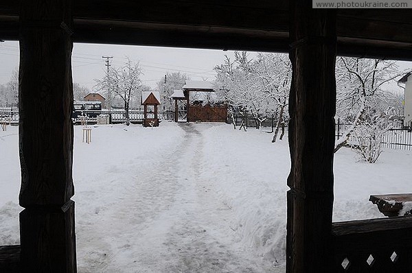 Staryi Ugryniv. View from the porch of the house of the S. Bandera family Ivano-Frankivsk Region Ukraine photos