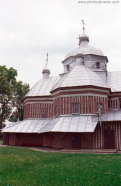 Tysmenytsia. Christmas church before reconstruction Ivano-Frankivsk Region Ukraine photos