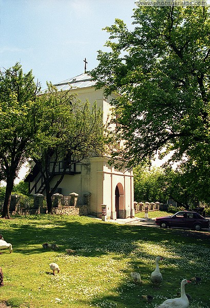 Shevchenkove. Bell tower of the church of St. Panteleimon Ivano-Frankivsk Region Ukraine photos