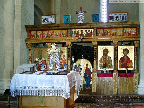 Shevchenkove. Iconostasis of the Church of St. Panteleimon Ivano-Frankivsk Region Ukraine photos