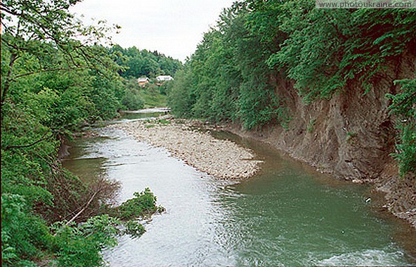 Sheshory. The valley of the river Pistynka right tributary of the Prut Ivano-Frankivsk Region Ukraine photos