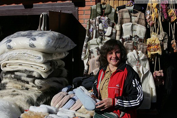 Yablunytskyi pass. Trader Hutsul exotic Ivano-Frankivsk Region Ukraine photos