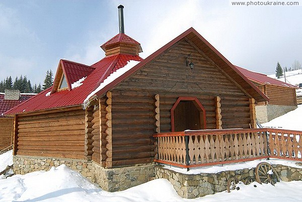 Yablunytsia. The modern version of the Hutsul kolyba Ivano-Frankivsk Region Ukraine photos