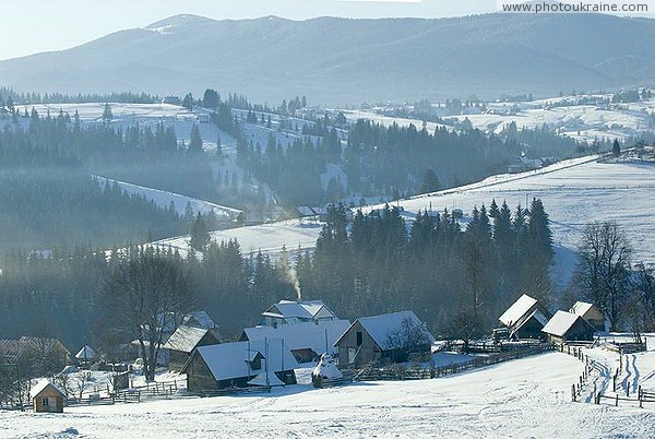 Yablunytsia. Carpathian winter rocks Ivano-Frankivsk Region Ukraine photos
