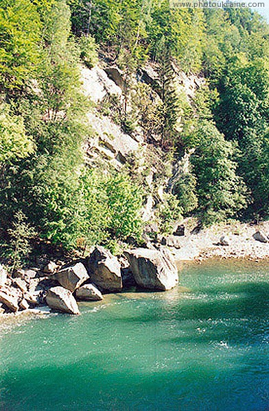 Yaremche. Headwaters of the river prut Ivano-Frankivsk Region Ukraine photos