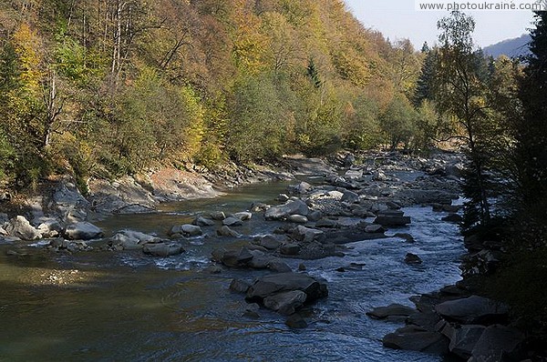 Yaremche. Sportive bed of the upper course of the Prut River Ivano-Frankivsk Region Ukraine photos