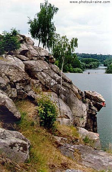  der Felsen CHatskogo
Gebiet Shitomir 