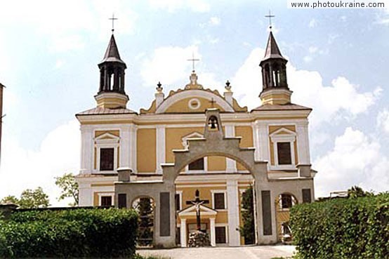  die Stadt Polonnoe. Die polnische Kirche
Gebiet Chmelnizk 