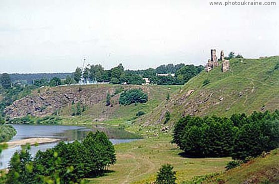 Village Hubkiv. River Sluch valley Rivne Region Ukraine photos