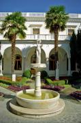 Livadiya. In the palace Italian courtyard, Autonomous Republic of Crimea, Country Estates 
