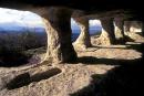 Вид из крупнейшей пещеры монастыря Челтер-Коба, Автономная Республика Крым, Монастыри 
