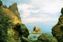 Karadag Nature Reserve. Rock "Golden Gate", Autonomous Republic of Crimea, Natural Reserves 