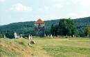 Busha. Fortress tower, surrounded by sculptures, Vinnytsia Region, Fortesses & Castles 